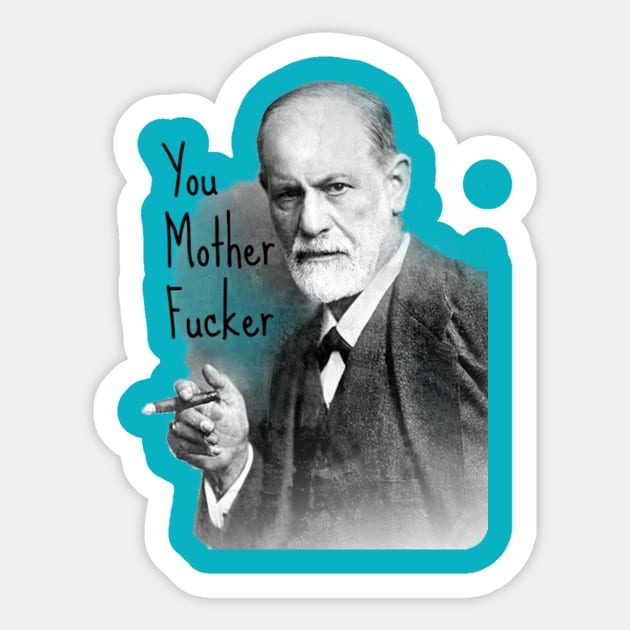 sigmund freud-Oedipus complex Sticker by medicalcortexx